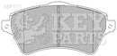 Key Parts Brake Pad Set - KBP1711 fits Land Rover Freelander 2000-