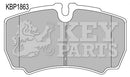 Key Parts Brake Pad Set - KBP1863 fits Iveco Daily 29L 99-