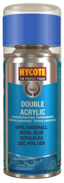 Hycote Double Acrylic Vauxhall Opal Royal Blue Spray Paint - 150ml