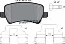 Ford Land Rover Volvo, Brake Pad Set - Textar 2449602