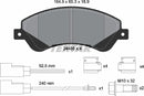 Ford, Brake Pad Set - Textar 24485012525001