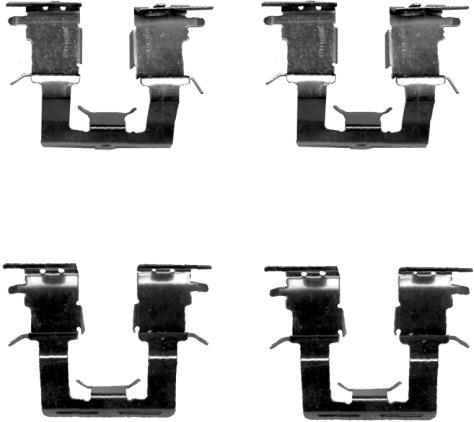 Textar Brake Pad Fitting Kit - 82515200