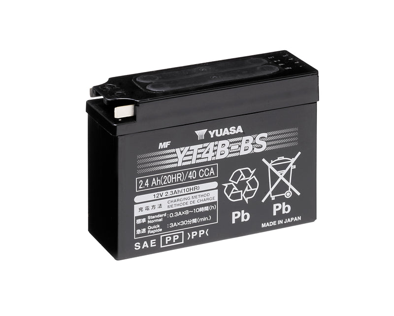 YT4B-BS (CP) 12V Yuasa MF VRLA Battery (5470979784857)