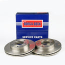 Borg & Beck Brake Disc Pair  - BBD4445 fits Nissan Vanette Cargo 95-02