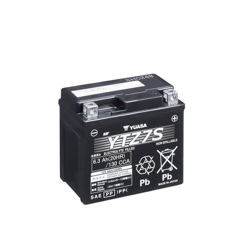 Yuasa YTZ7S (WC) 12V High Performance MF VRLA Motorcycle Battery
