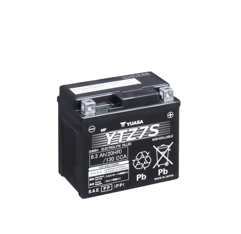 YTZ7S (WC) 12V Yuasa High Performance MF VRLA Battery (5470959796377)
