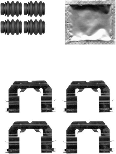 Textar Brake Pad Fitting Kit - 82517300