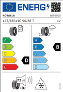 Rotalla 175 65 14 90T Setula W Race VS450 tyre