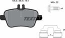Infiniti Mercedes-Benz, Brake Pad Set - Textar 24848012372001