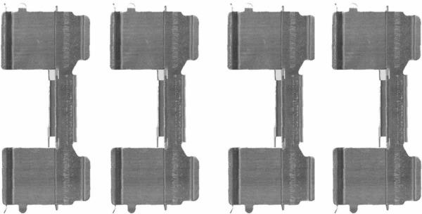 Textar Brake Pad Fitting Kit - 82073400