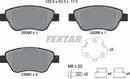 Textar Brake Pad Set - 2509501