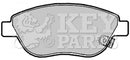 Key Parts Brake Pad Set - KBP2028 fits Vauxhall Corsa 06-