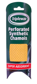 Triplewax Perforated Geniune Leather Chamois Tube