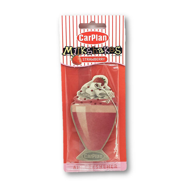CarPlan Milkshake Air Freshener - Strawberry