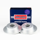 Borg & Beck Brake Disc Pair  - BBD4886 fits Ford Escort, Orion 1.1-1.8 -90