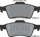 Nissan Renault, Brake Pad Set - Textar 23482022459901