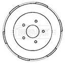 Borg & Beck Brake Drum (Single) - BBR7186 fits Ford Transit (RWD) Single 00-