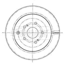Borg & Beck Brake Disc Pair  - BBD5196 fits Suzuki Grand Vitara 2.4 10/08-