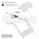 First Line Turbo Hose  - FTH1584 fits Ford Focus 1.8D 98-05