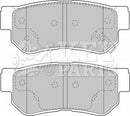 Key Parts Brake Pad Set - KBP1787 fits Hyundai Getz 10/02-07/06