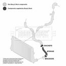 Borg & Beck Turbo Hose  - BTH1149 fits VAG Beetle,Eos,Golf VI 1.4TSi