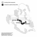 Borg & Beck Turbo Hose  - BTH1426 fits VAG A4 2.0 05-08