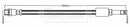 Borg & Beck Brake Hose  - BBH8775 fits 1,3,4 series 2003>