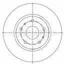 Borg & Beck Brake Disc Pair  - BBD5207 fits Suzuki SX4(Japan Build) 06/06-