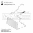 First Line Turbo Hose  - FTH1160 fits VAG A3,TT,Leon,Eos,Golf 04-