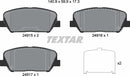 Hyundai Kia, Brake Pad Set - Textar 24915012428302