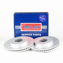 Borg & Beck Brake Disc Pair  - BBD4347 fits Hyundai Lantra 99-01
