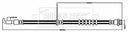 Borg & Beck Brake Hose Part No -BBH8685