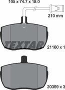 Textar Brake Pad Set - 2116002