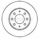 Borg & Beck Brake Disc Pair  - BBD4356 fits Mitsubishi Galant 97-03/00