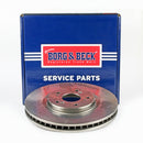 Borg & Beck Brake Disc Single  - BBD5892S fits Honda Accord 2.4i VTEC 08-