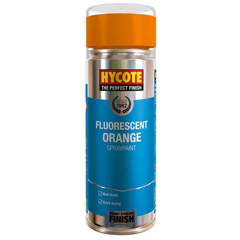 Hycote Flourescent Orange Spray Paint - 400ml