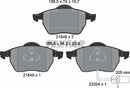 Textar Brake Pad Set - 2184903