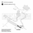 First Line Turbo Hose  - FTH1040 fits Fiat Doblo 1.3 MJTD 2009-
