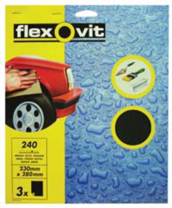 Flexovit Water Proof Sheets Medium Pack of 3