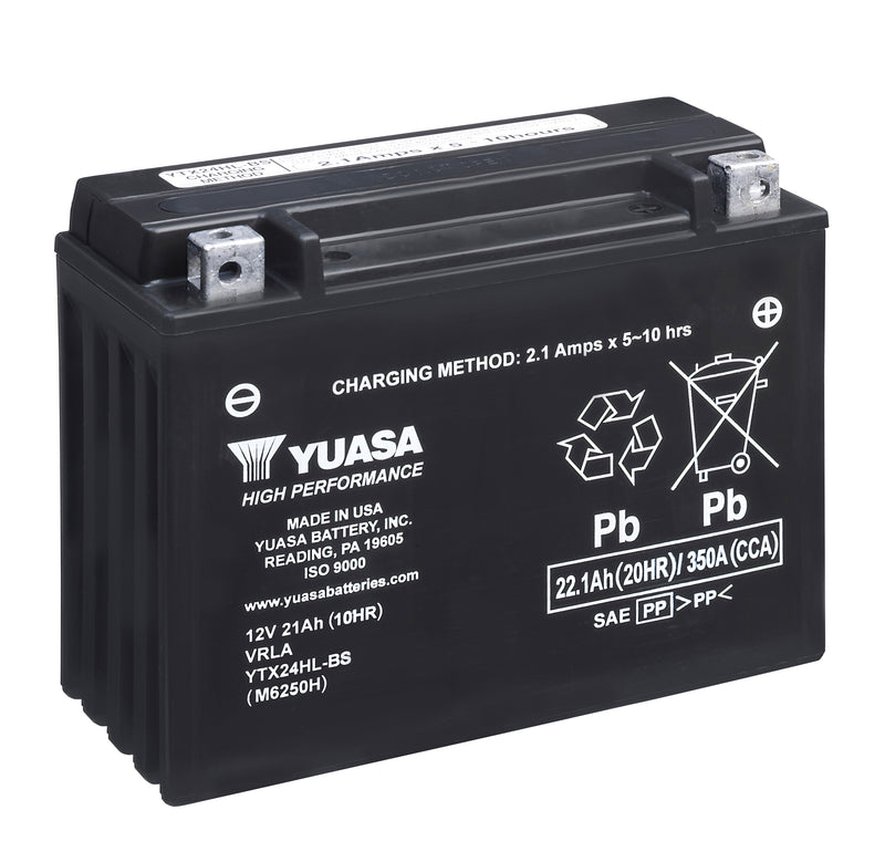 YTX24HL-BS (CP) 12V Yuasa High Performance MF VRLA Battery (5470961139865)