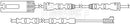 Borg & Beck Wear Lead  - BWL3058 fits BMW 1 Series (E82,88) 03/10-