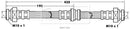 Borg & Beck Brake Hose  - BBH7385 fits Suzuki Swift,Subaru Justy