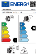 Yokohama 235 65 16 115R W.Drive WY01 tyre