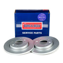 Borg & Beck Brake Disc Pair  - BBD4098 fits Cit.Xsara.Peu.206,306.97-