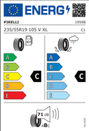 Pirelli 235 55 19 105V Scorpion Verde All Season tyre
