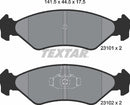 Ford Mazda, Brake Pad Set - Textar 23101012570201