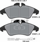 Textar Brake Pad Set - 2399002