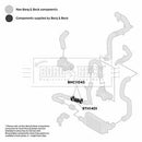 Borg & Beck Turbo Hose  - BTH1401 fits GM Corsa 1.7D 00-06