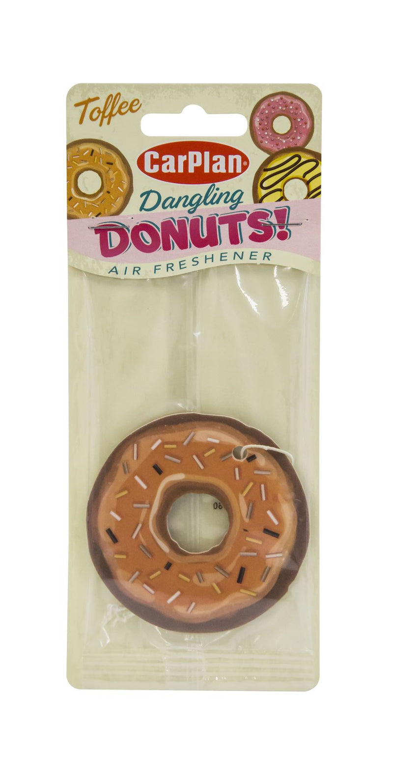 CarPlan Dangling Donuts Air Freshener - Toffee