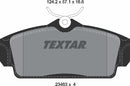 Nissan, Brake Pad Set - Textar 23463022143603